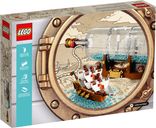 LEGO® Ideas Schip in een Fles achterkant van de doos