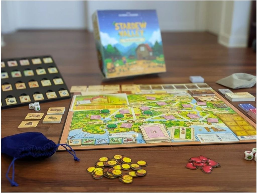 Stardew Valley: The Board Game componenten