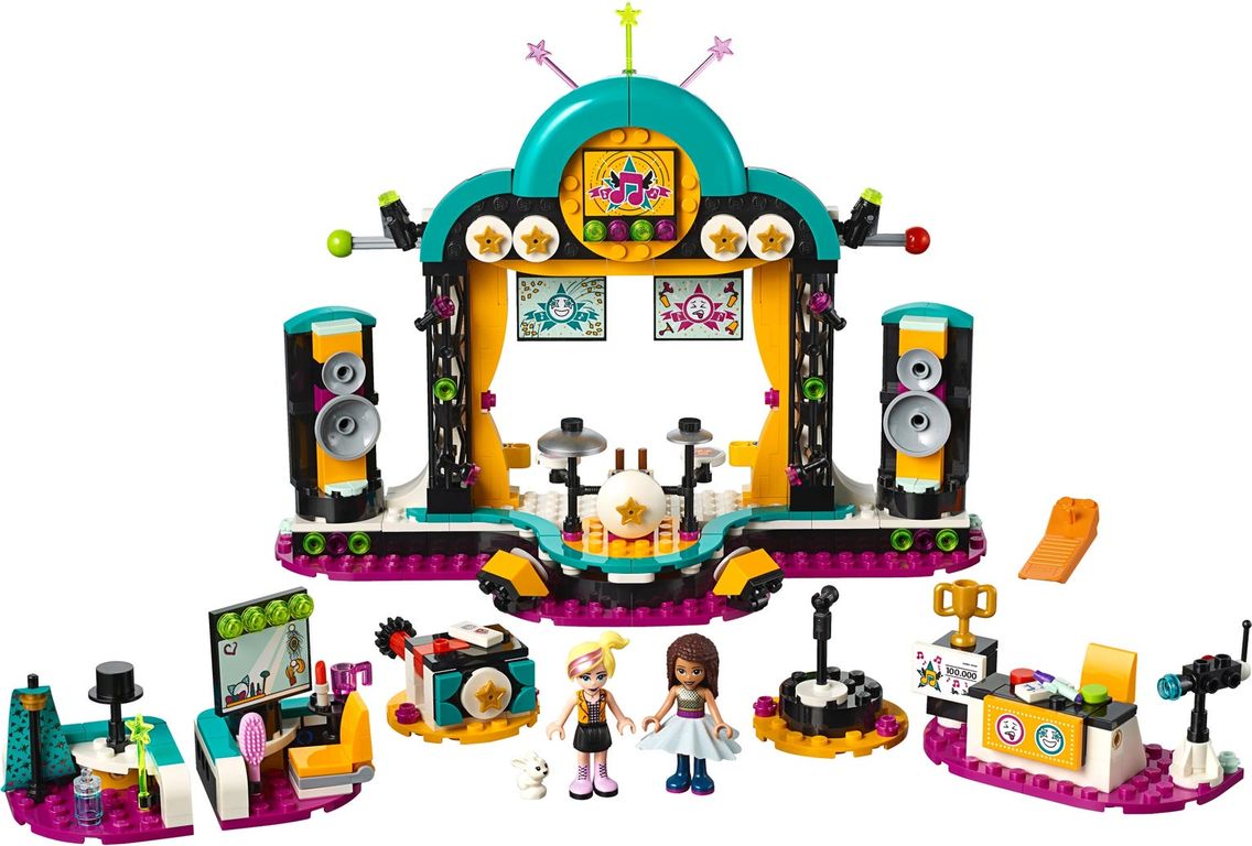 LEGO® Friends Andrea's talentenjacht componenten