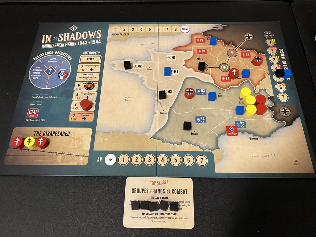 In the Shadows: Resistance in France 1943 - 1944 components