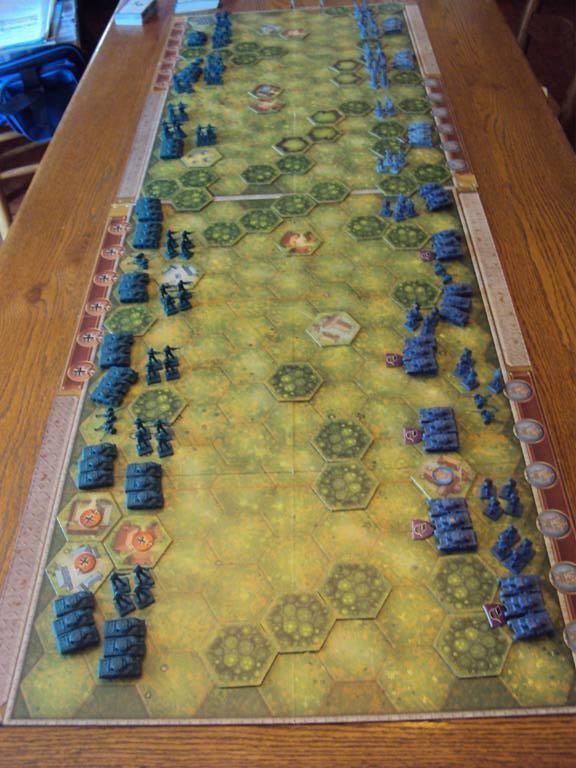 Memoir '44: Operation Overlord game board