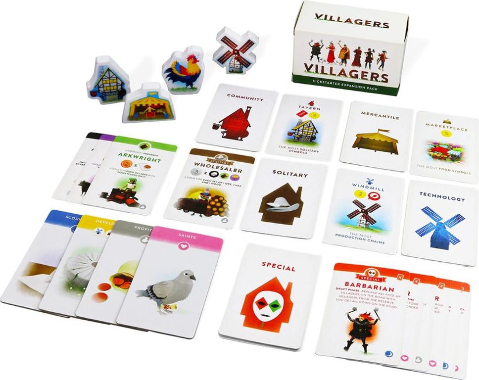 Villagers Expansion Pack components