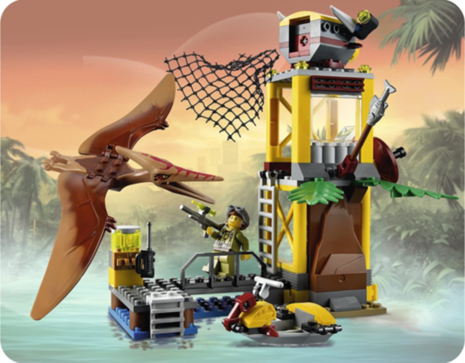 LEGO® Dino Pteranodon Tower speelwijze