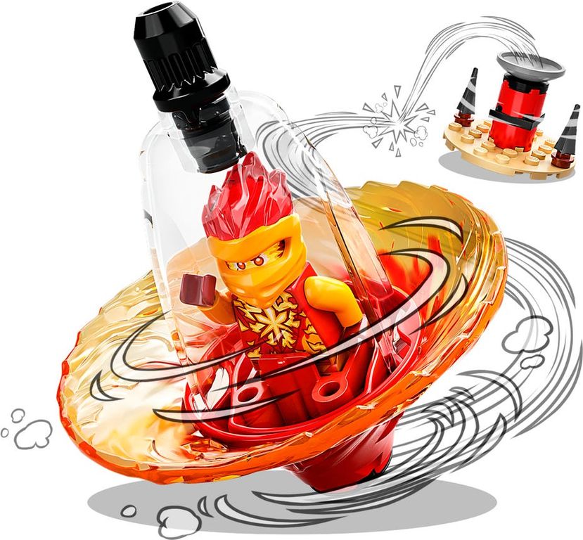 LEGO® Ninjago Kai's Spinjitzu ninjatraining speelwijze