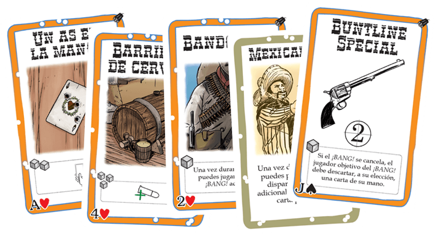 BANG! Armados y Peligrosos cartas