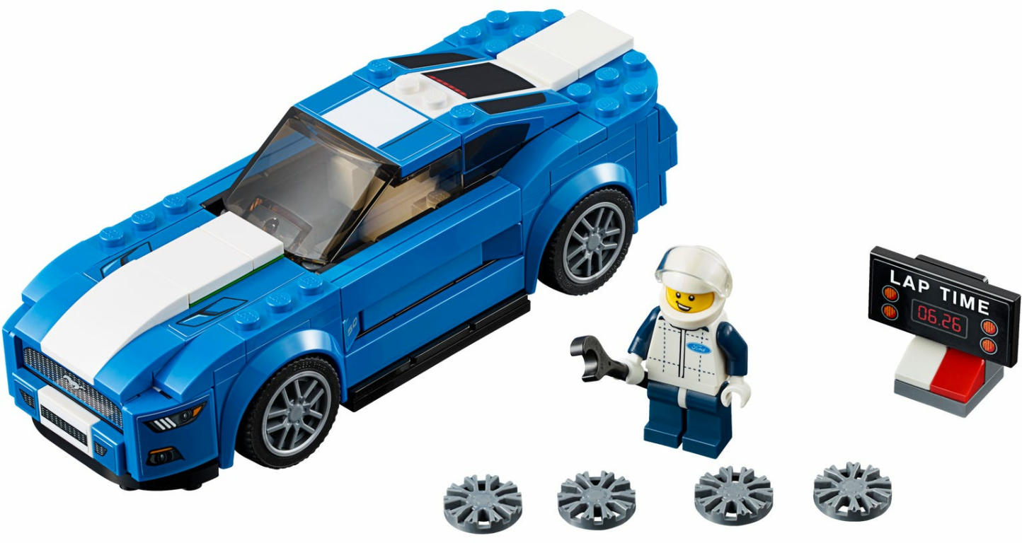 LEGO® Speed Champions Ford Mustang GT componenti