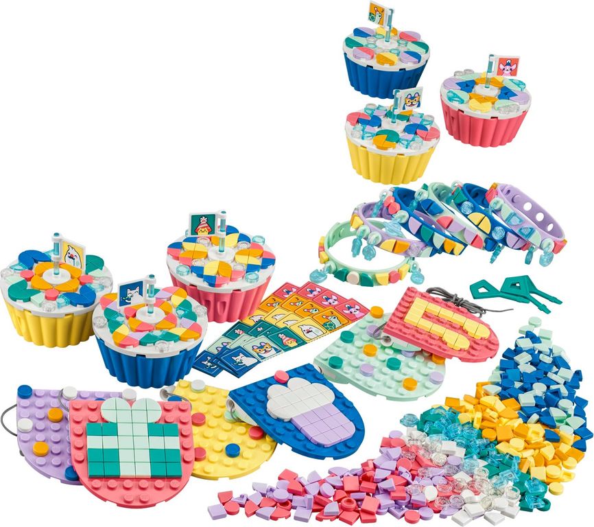 LEGO® DOTS Le kit de fête ultime composants