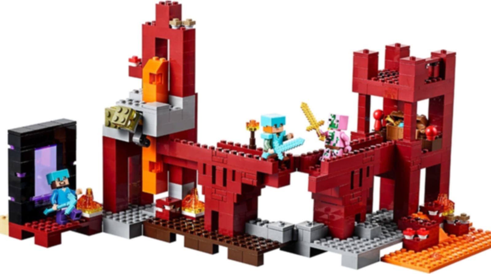 LEGO® Minecraft Die Netherfestung spielablauf