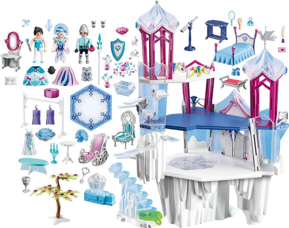 Playmobil® Magic Funkelnder Kristallpalast komponenten