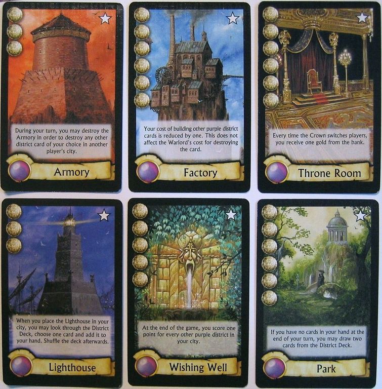 Citadels: The Dark City carte