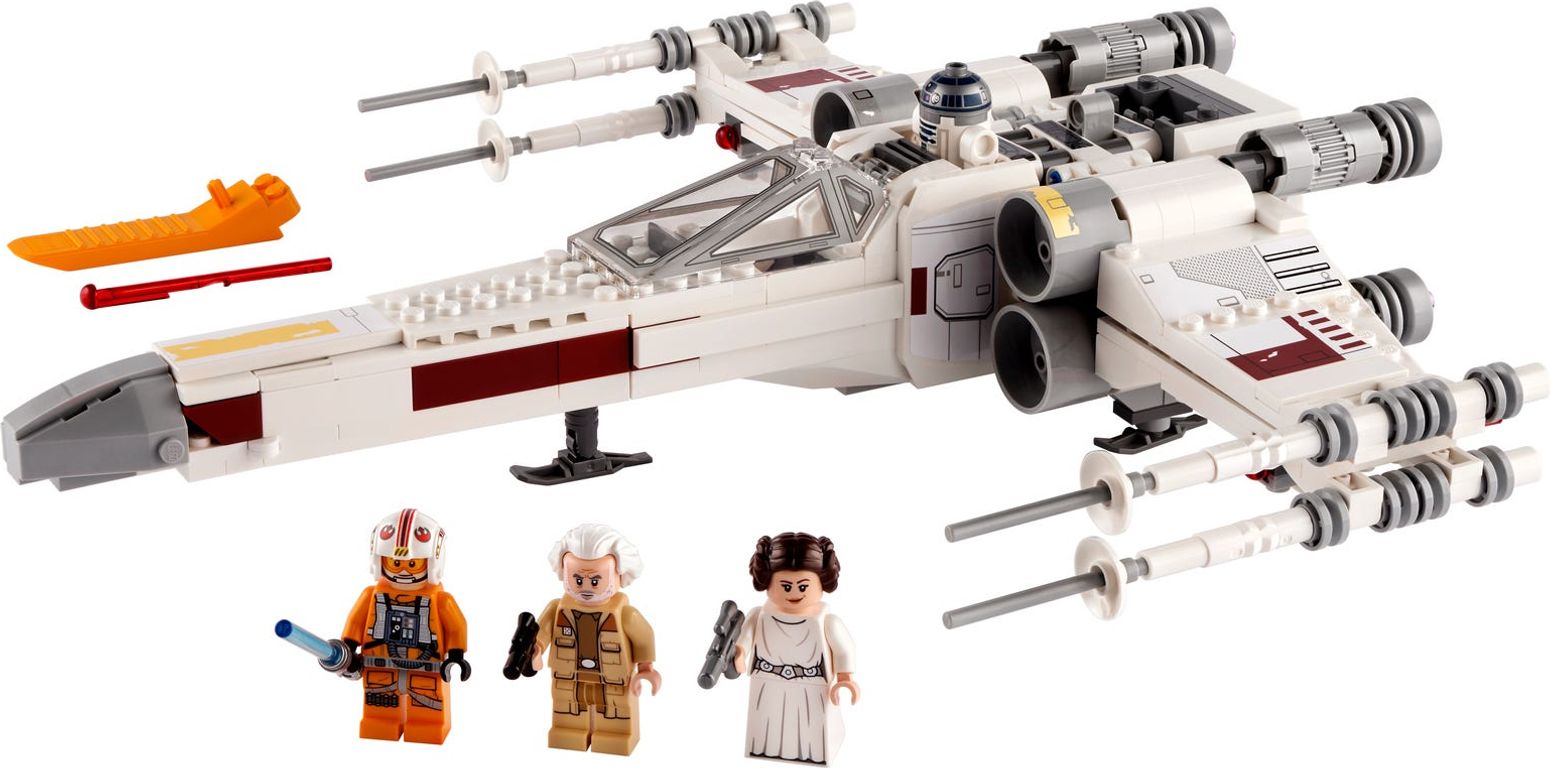 LEGO® Star Wars Luke Skywalker’s X-Wing Fighter™ components