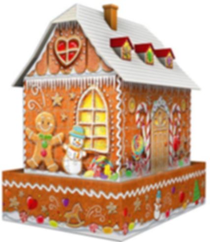 Ginger Bread House 3D components
