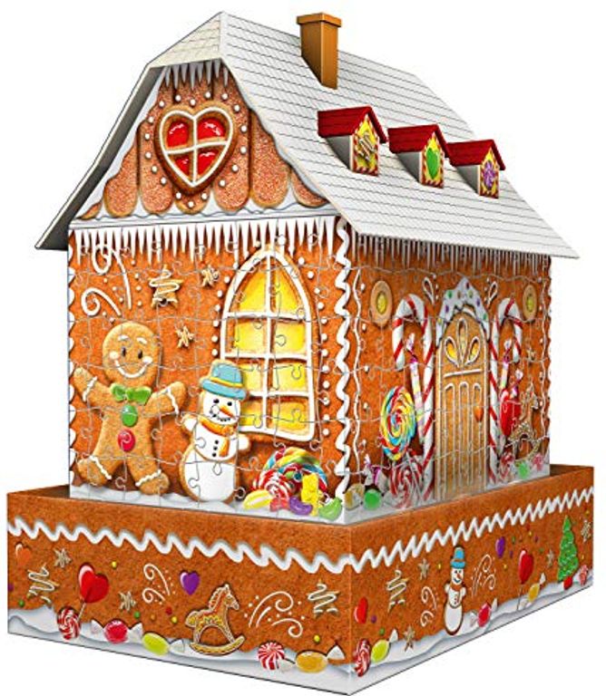 Ginger Bread House 3D components