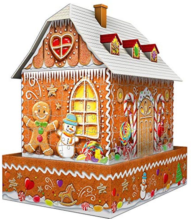 Ginger Bread House 3D componenten