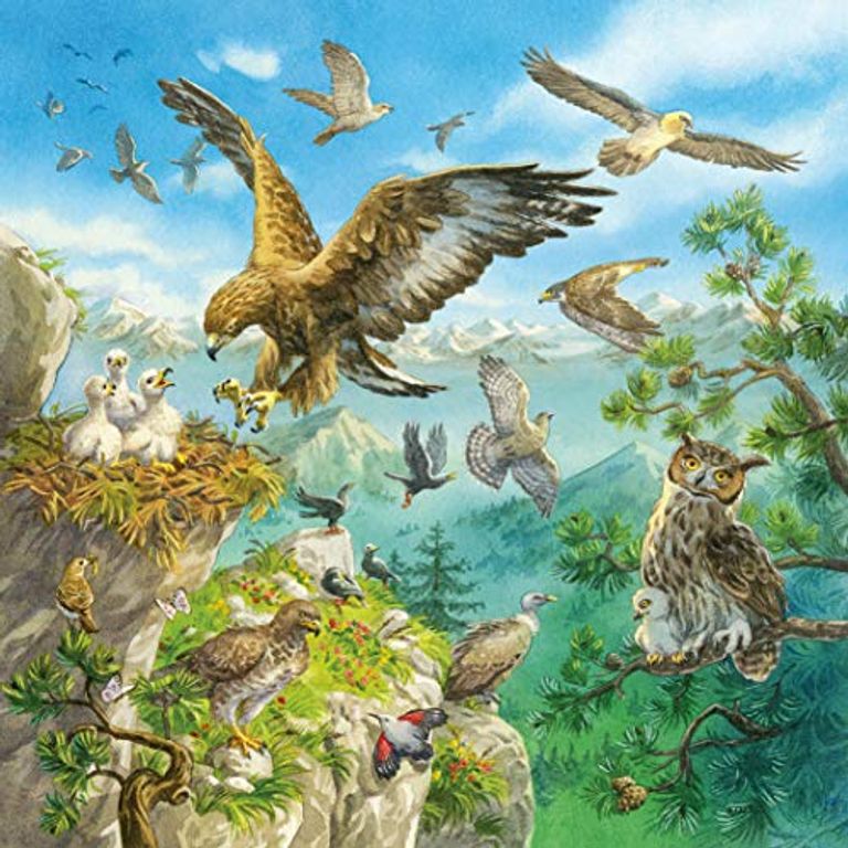 3 puzzles - les animaux dans leur habitat