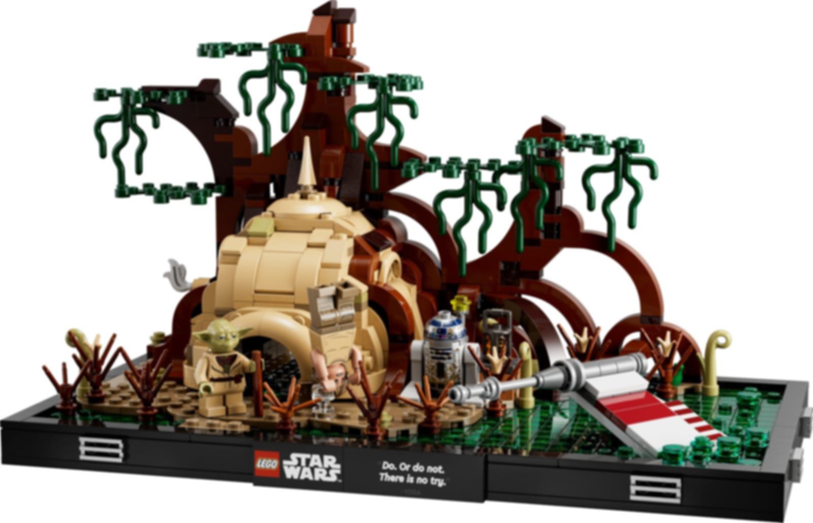 LEGO® Star Wars Diorama addestramento Jedi™ su Dagobah™ componenti