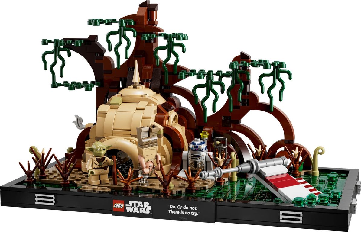 LEGO® Star Wars Diorama de l’entraînement Jedi sur Dagobah™ composants