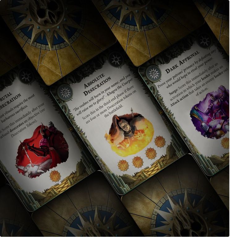 Warhammer Underworlds: Direchasm – Khagra’s Ravagers kaarten