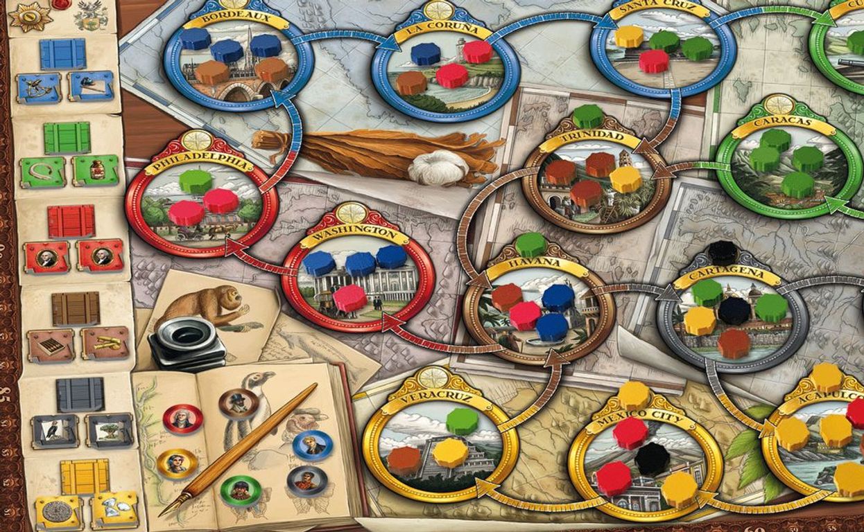 Humboldt's Great Voyage game board
