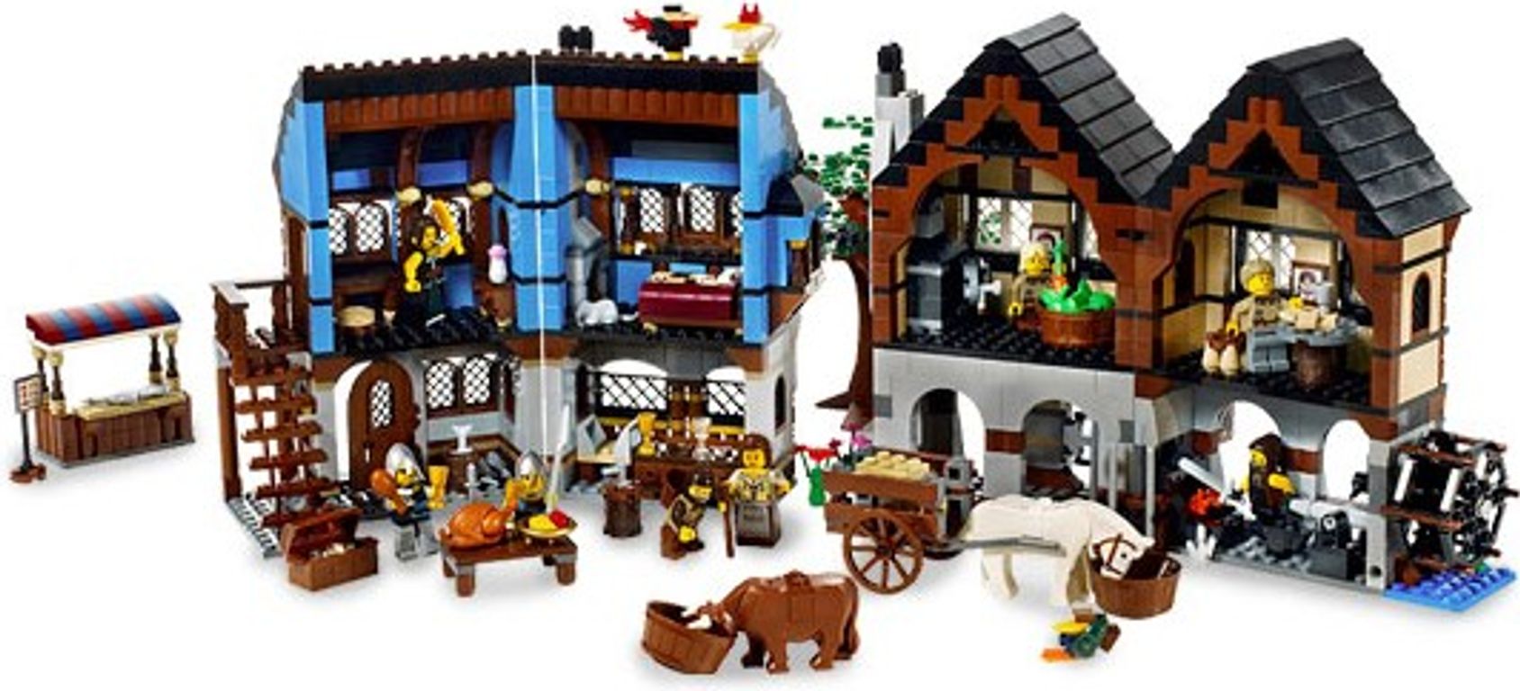 LEGO® Castle Medieval Market Village interior