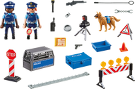 Playmobil® City Action Police Roadblock components