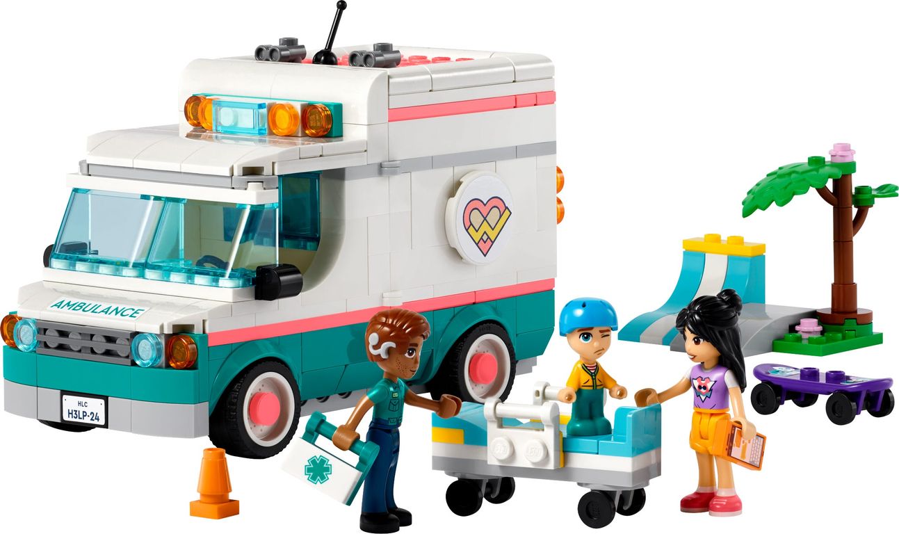 LEGO® Friends Heartlake City Hospital Ambulance components