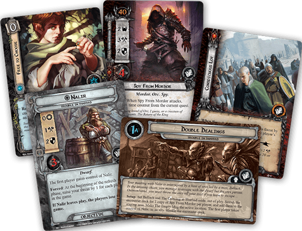 The Lord of the Rings: The Card Game – Trouble in Tharbad kaarten