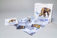 Horizon Zero Dawn: The Board Game – Fireclaw components