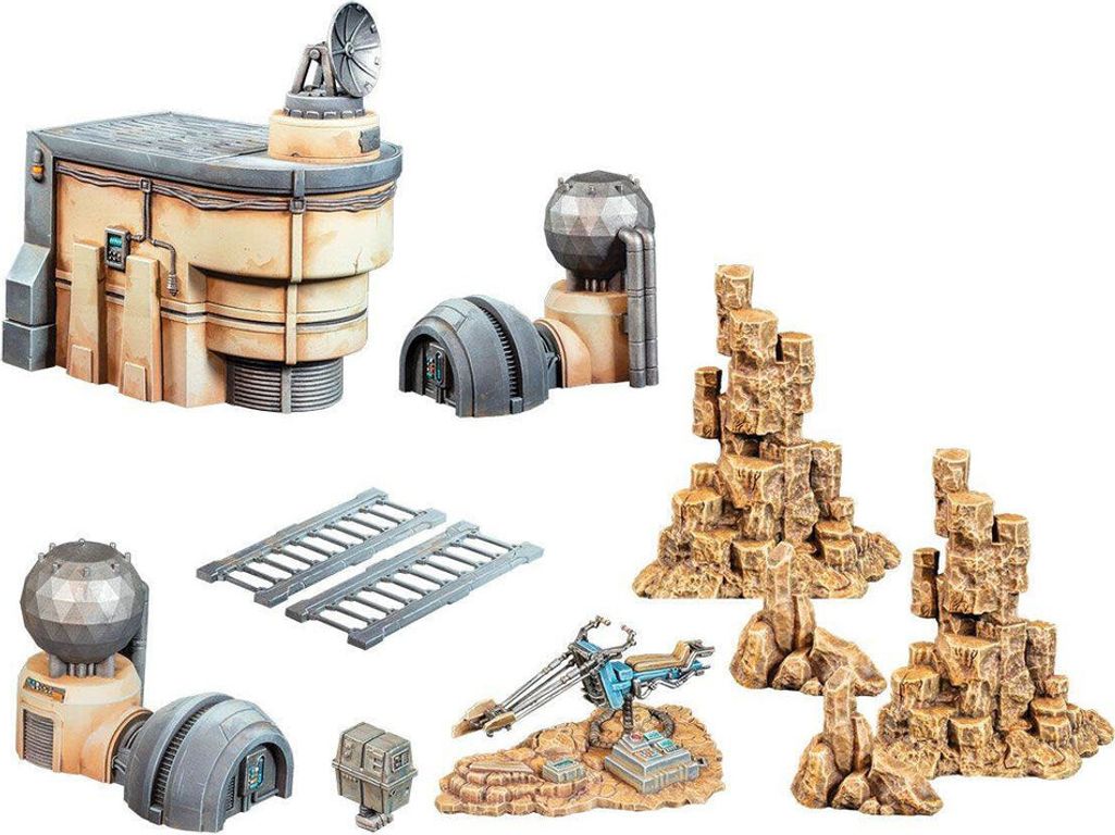 Star Wars: Shatterpoint - Ground Cover Terrain Pack components