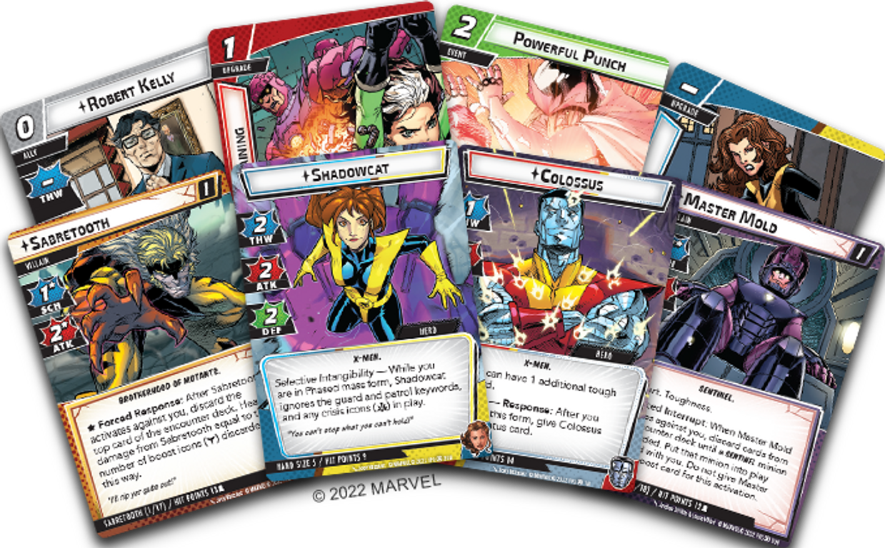 Marvel Champions: The Card Game – Mutant Genesis cards