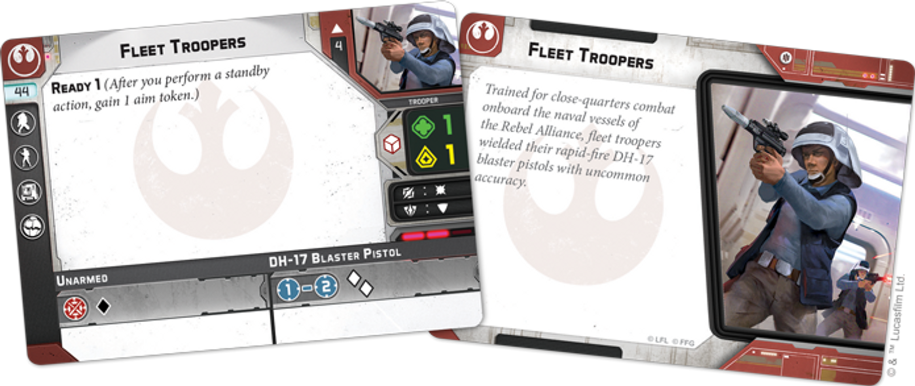 Star Wars: Legion - Fleet Troopers Unit Expansion cartas