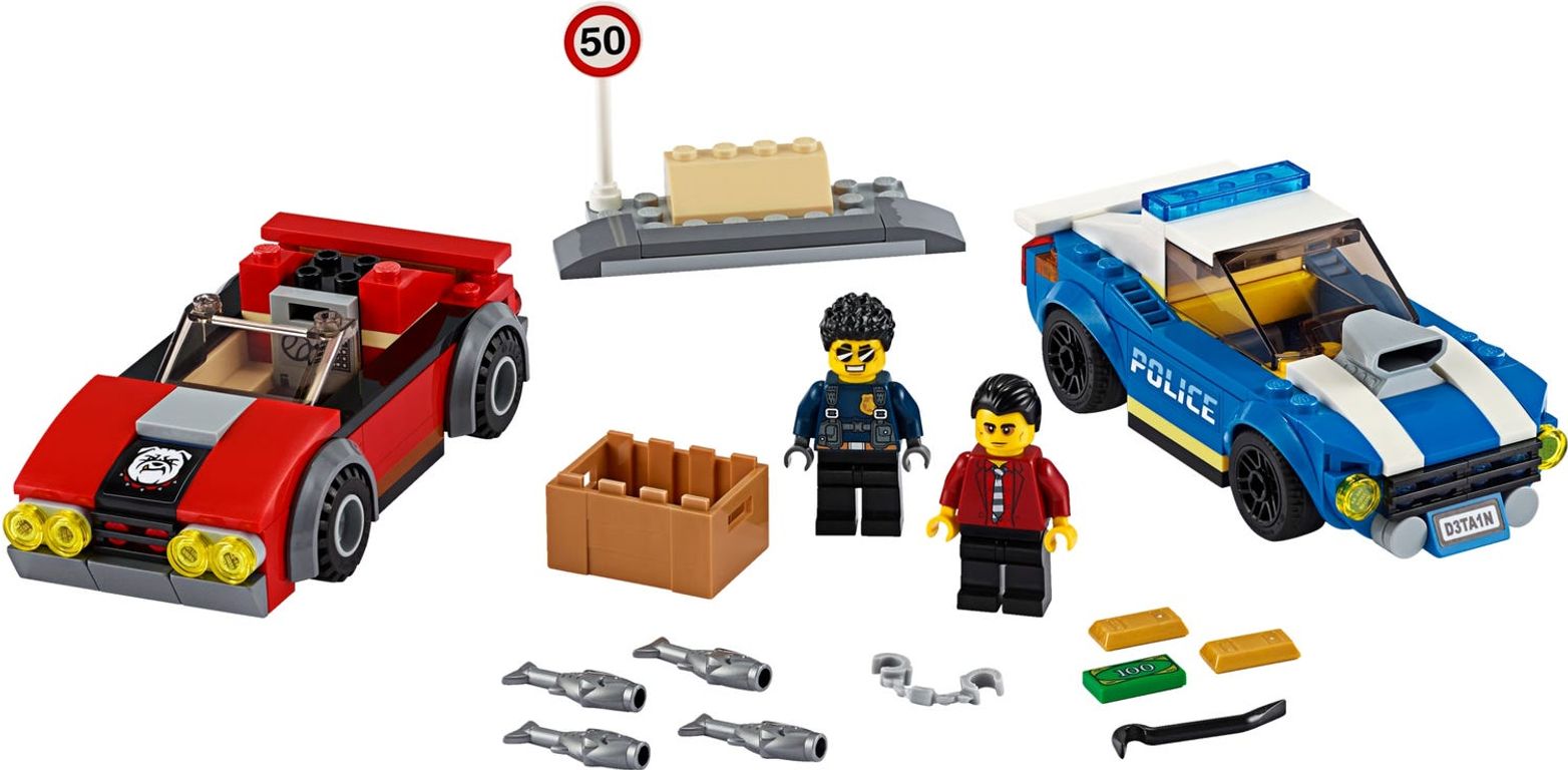 LEGO® City Police Highway Arrest components