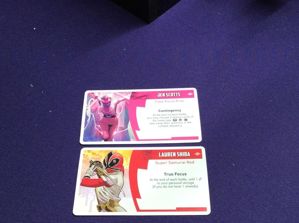 Power Rangers: Heroes of the Grid - Shattered Grid cartes