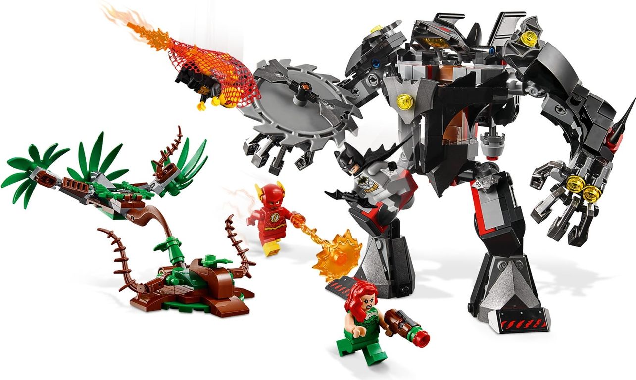 LEGO® DC Superheroes Robot de Batman™ vs. Robot de Hiedra Venenosa jugabilidad