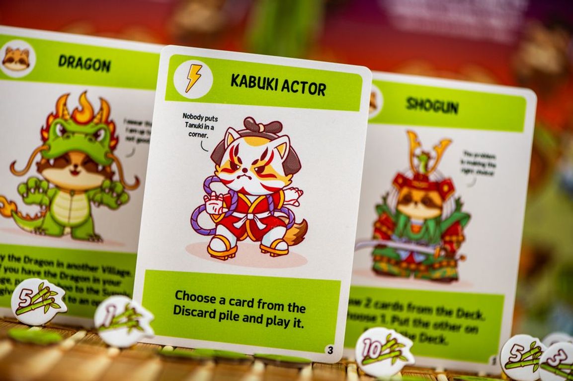 Tanuki cartas