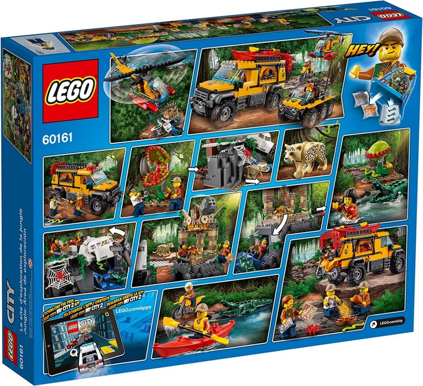 LEGO® City Jungle Exploration Site back of the box