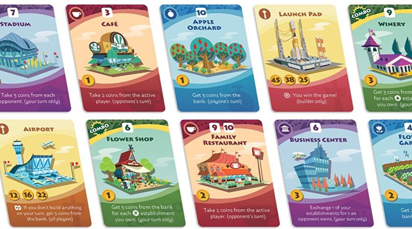 Machi Koro 2 cartes