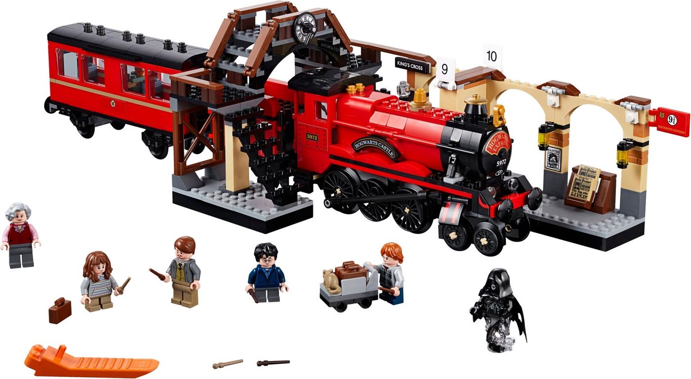 LEGO® Harry Potter™ Hogwarts Express components