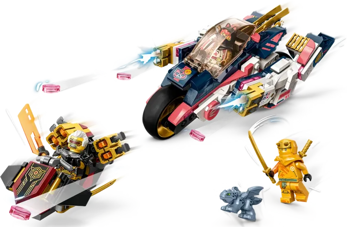 LEGO® Ninjago Sora’s transformerende mecharacemotor speelwijze