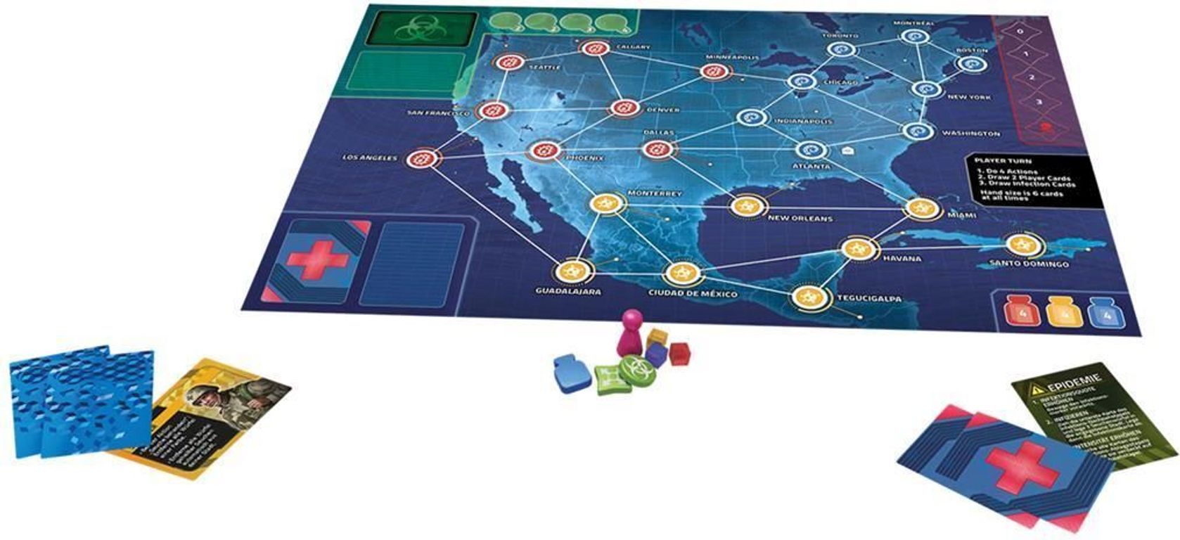 Pandemic: Hot Zone - North America components