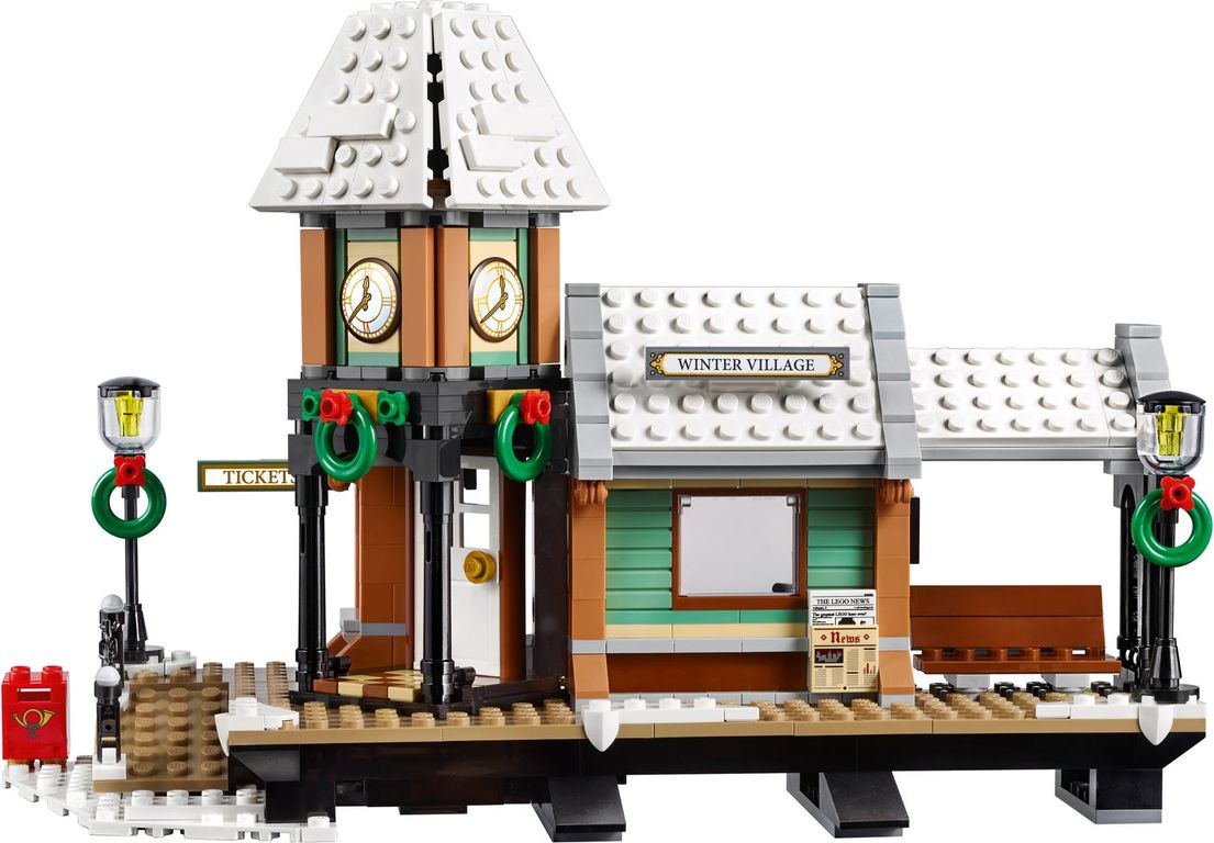 LEGO® Icons Winterdorp station gebouw