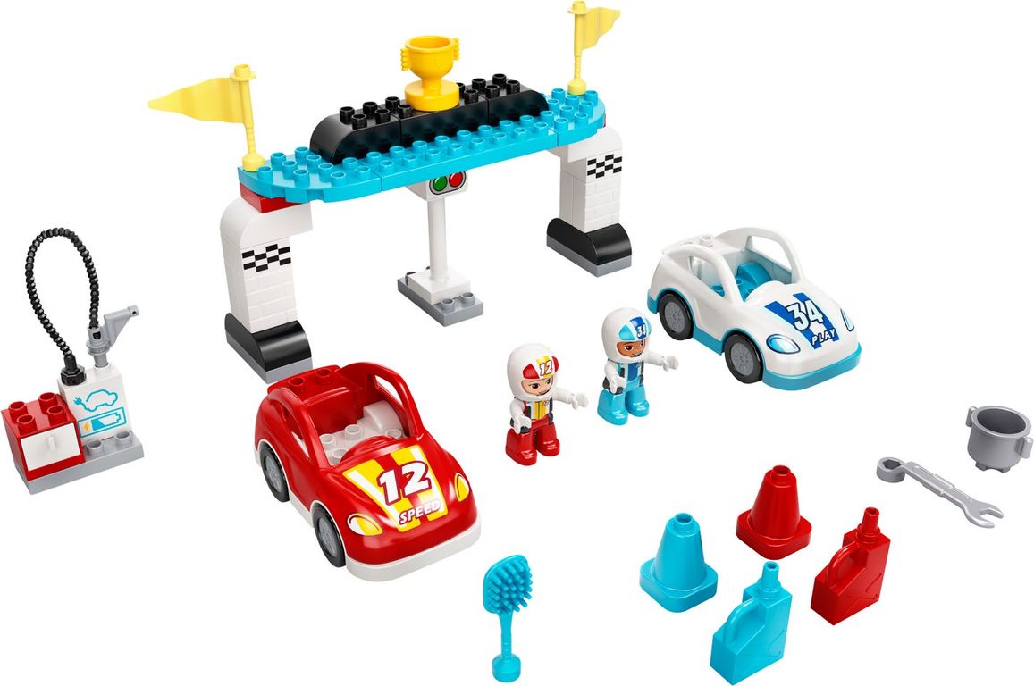 LEGO® DUPLO® Les voitures de course composants