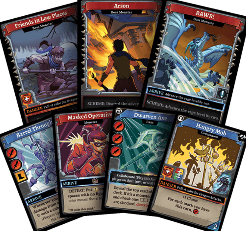 Clank! Legacy 2: Acquisitions Incorporated – Darkest Magic cartes