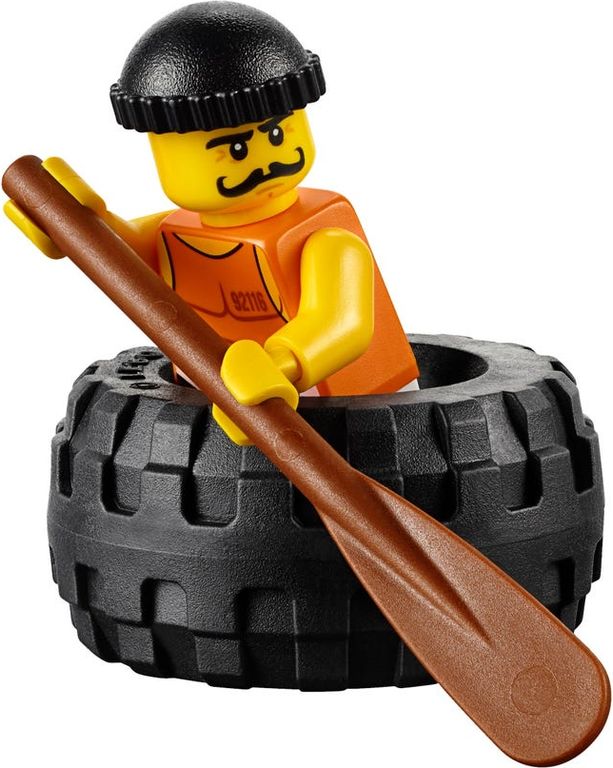 LEGO® City L'évasion du bandit en pneu composants