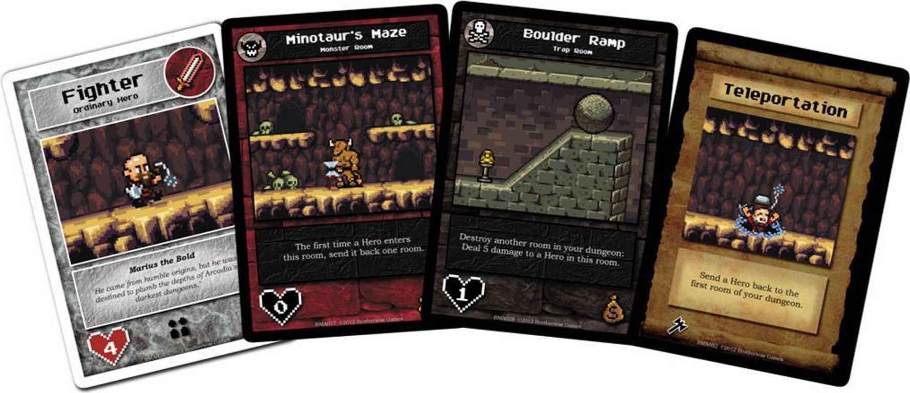 Boss Monster: The Dungeon Building Card Game cards