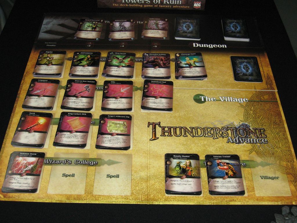 Thunderstone Advance: Towers of Ruin components