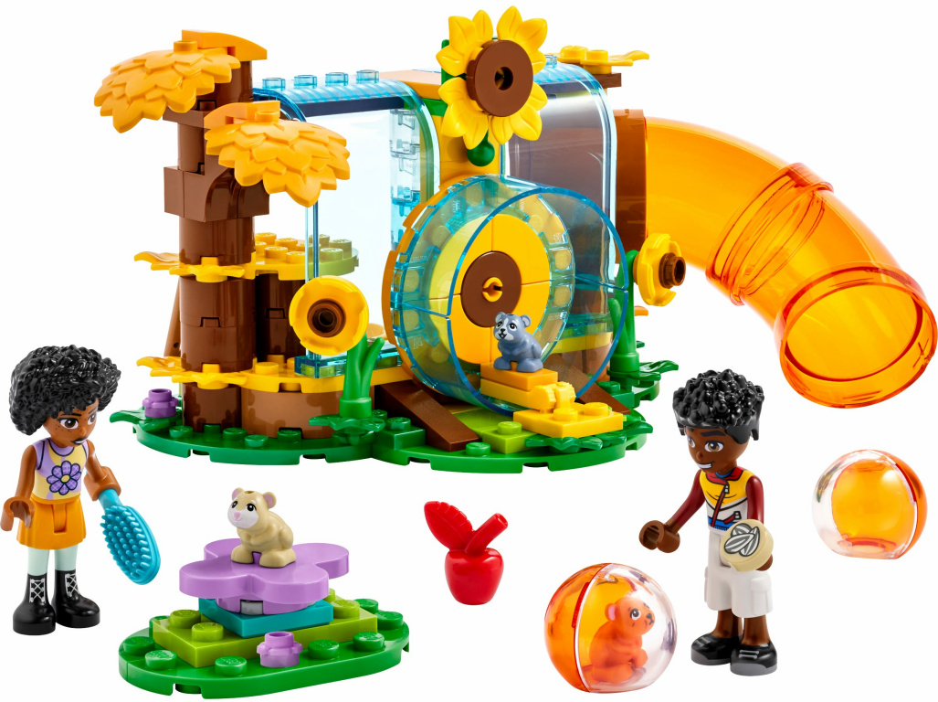 LEGO® Friends Hamsterspeelplaats componenten
