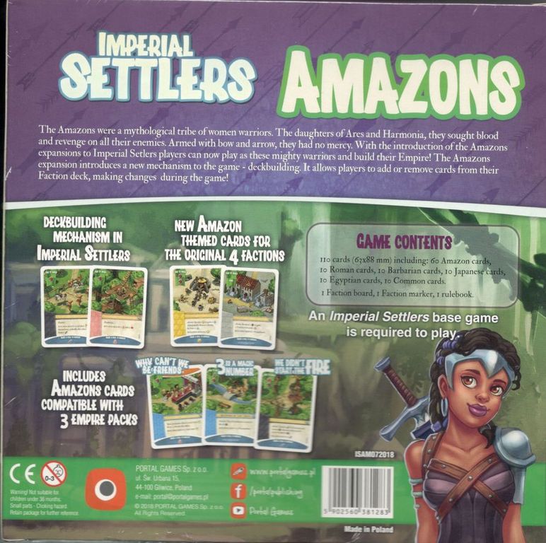 Imperial Settlers: Amazons dos de la boîte