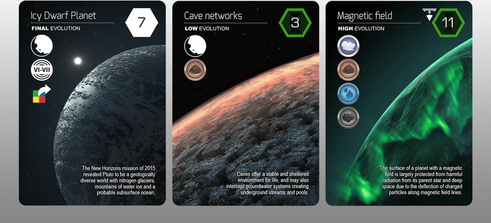 Planetarium cards