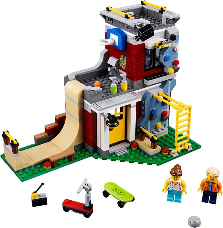 LEGO® Creator Modular Skate House components